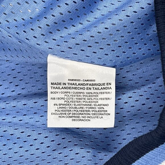 University of North Carolina Tar Heels Shorts Men XXL 2XL Blue Jordan Basketball - Picture 12 of 16